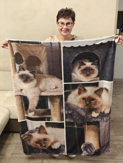 Plaid photo personnalisé