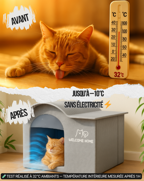 COOLHOUSE – ABRI ANTI-CHALEUR SANS ÉLECTRICITÉ